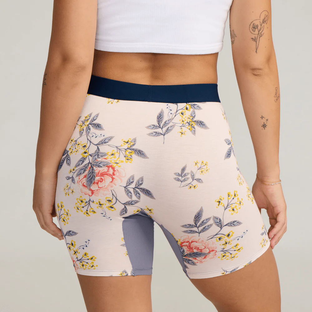 Women's Body Shorts - Cherry Blossoms - Image 2
