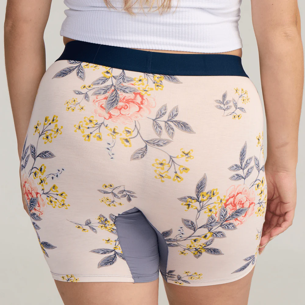 Women's Body Shorts - Cherry Blossoms - Image 7