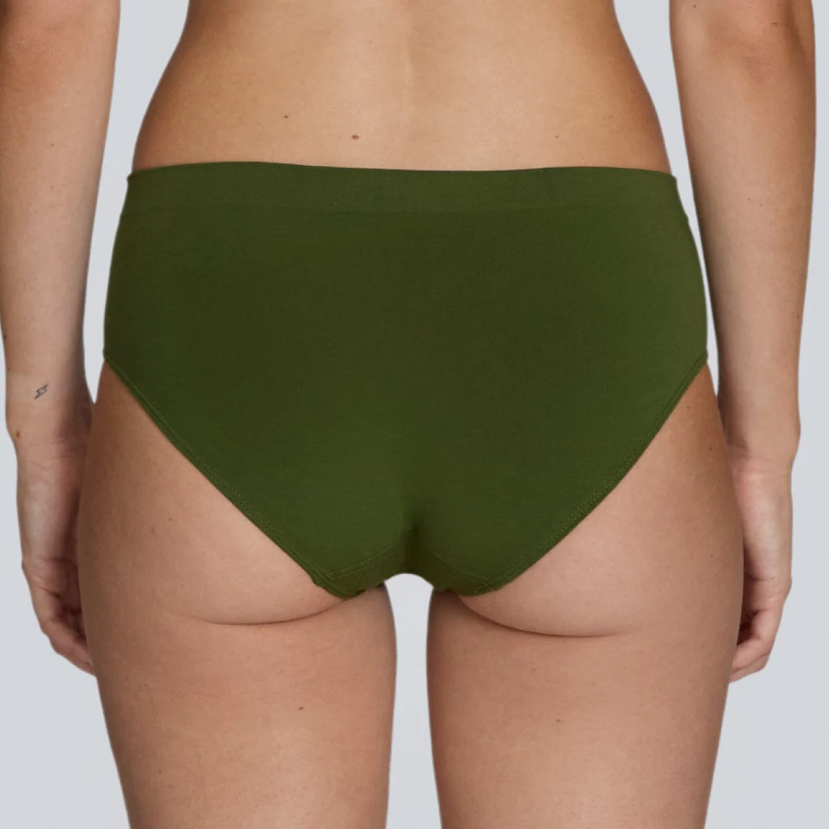 Women's SmoothFit Bikini Brief - Olive Green - Image 3