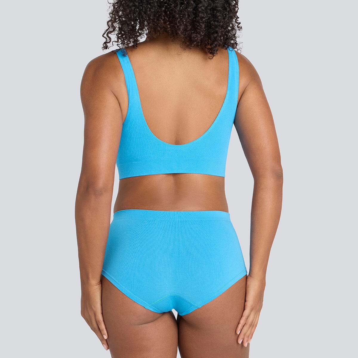 Women's SmoothFit Boyleg - Blue Wave - Image 6