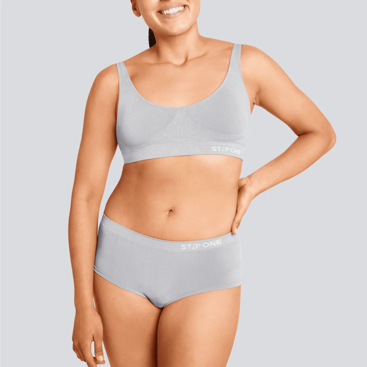 Women's SmoothFit Boyleg - Grey - Image 4