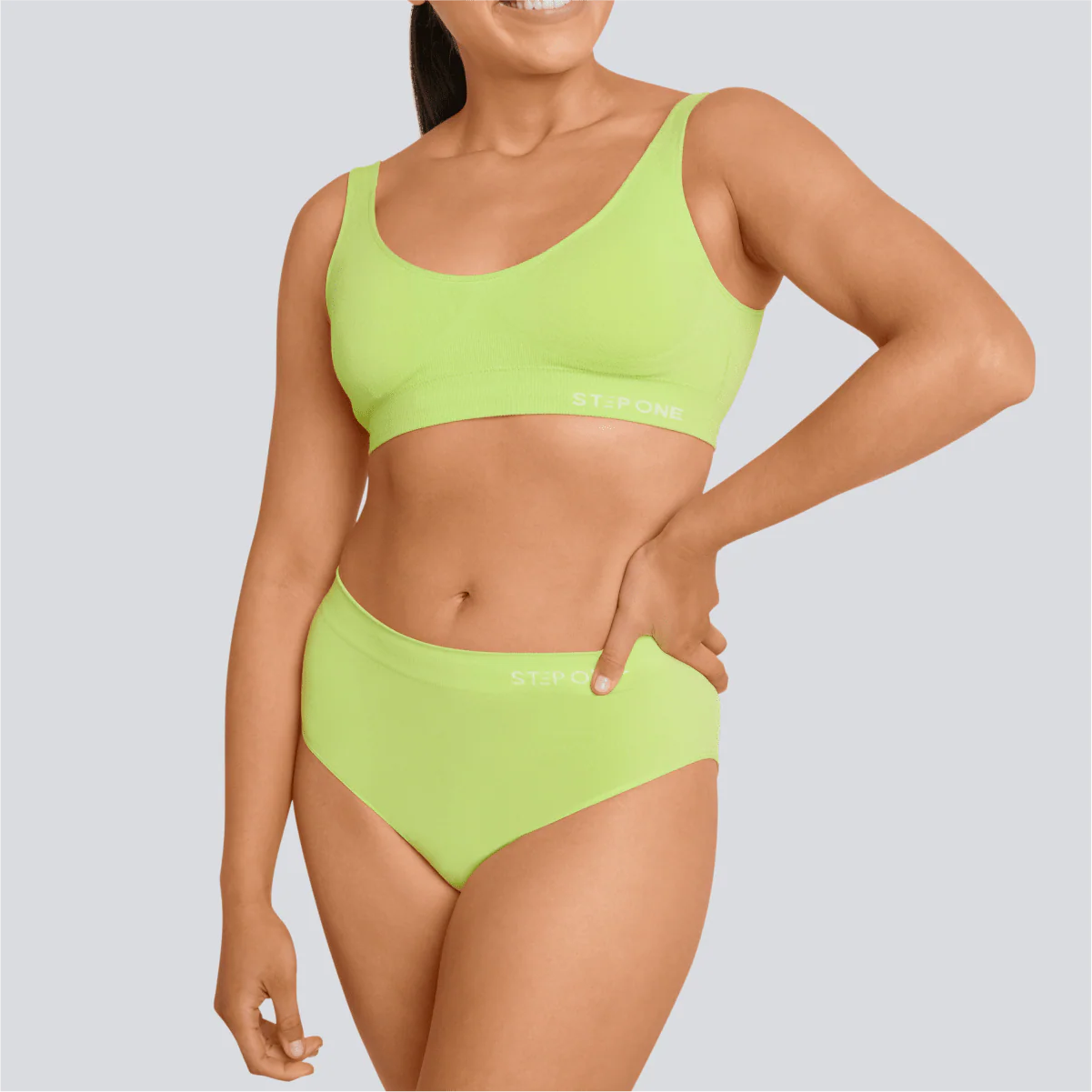 Women's SmoothFit Full Brief - Lime Spark - Image 4