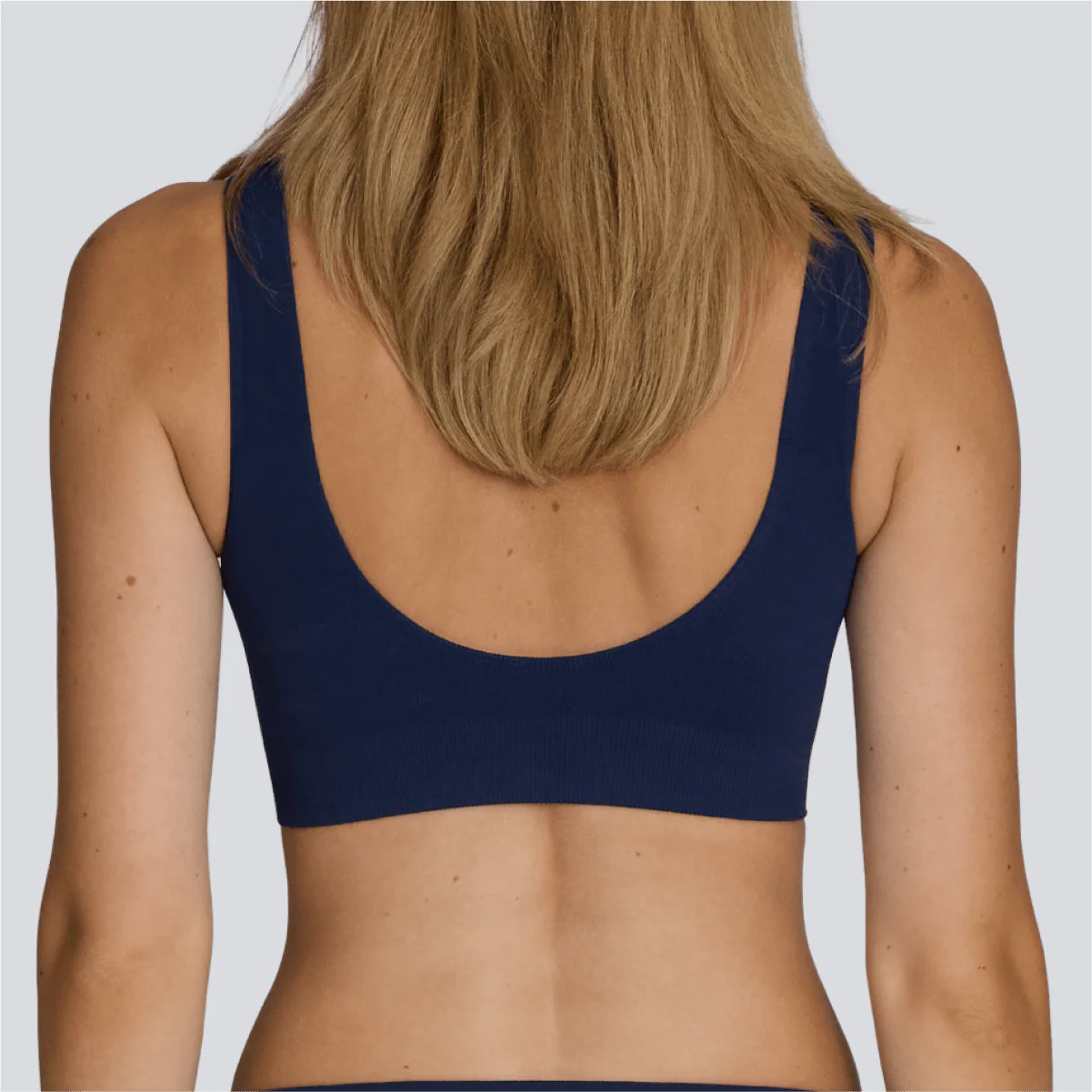 Women's SmoothFit Padded Bra - Navy - Image 3