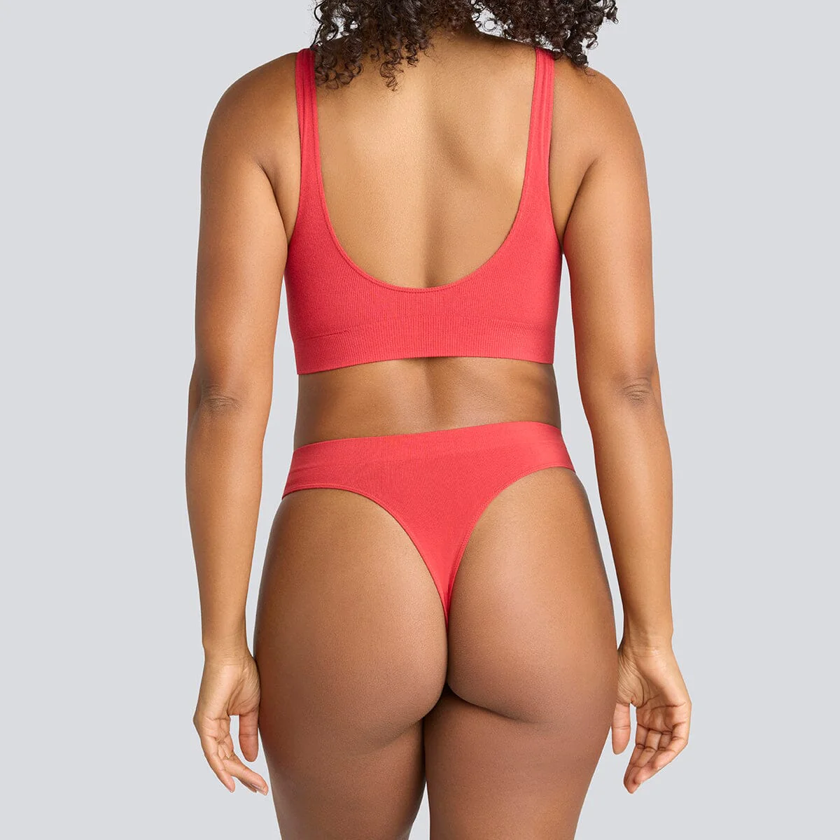Women's SmoothFit Padded Bra - Rhubarb - Image 4