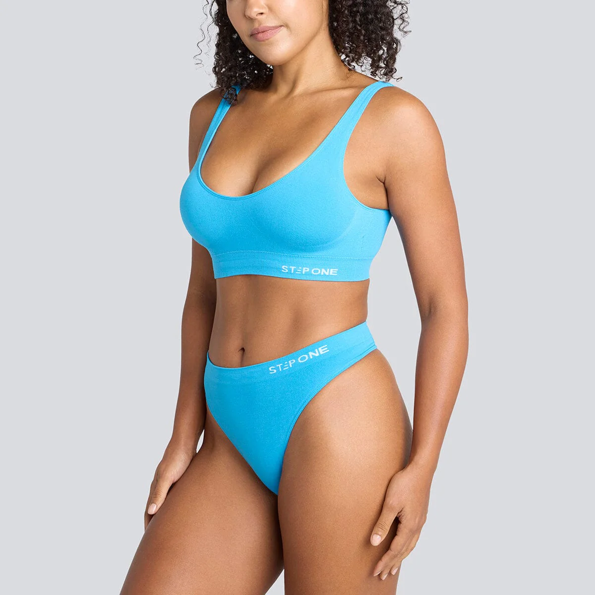 Women's SmoothFit Thong - Blue Wave - Image 3