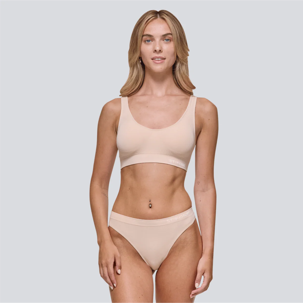 Women's SmoothFit Thong - Light Beige - Image 4