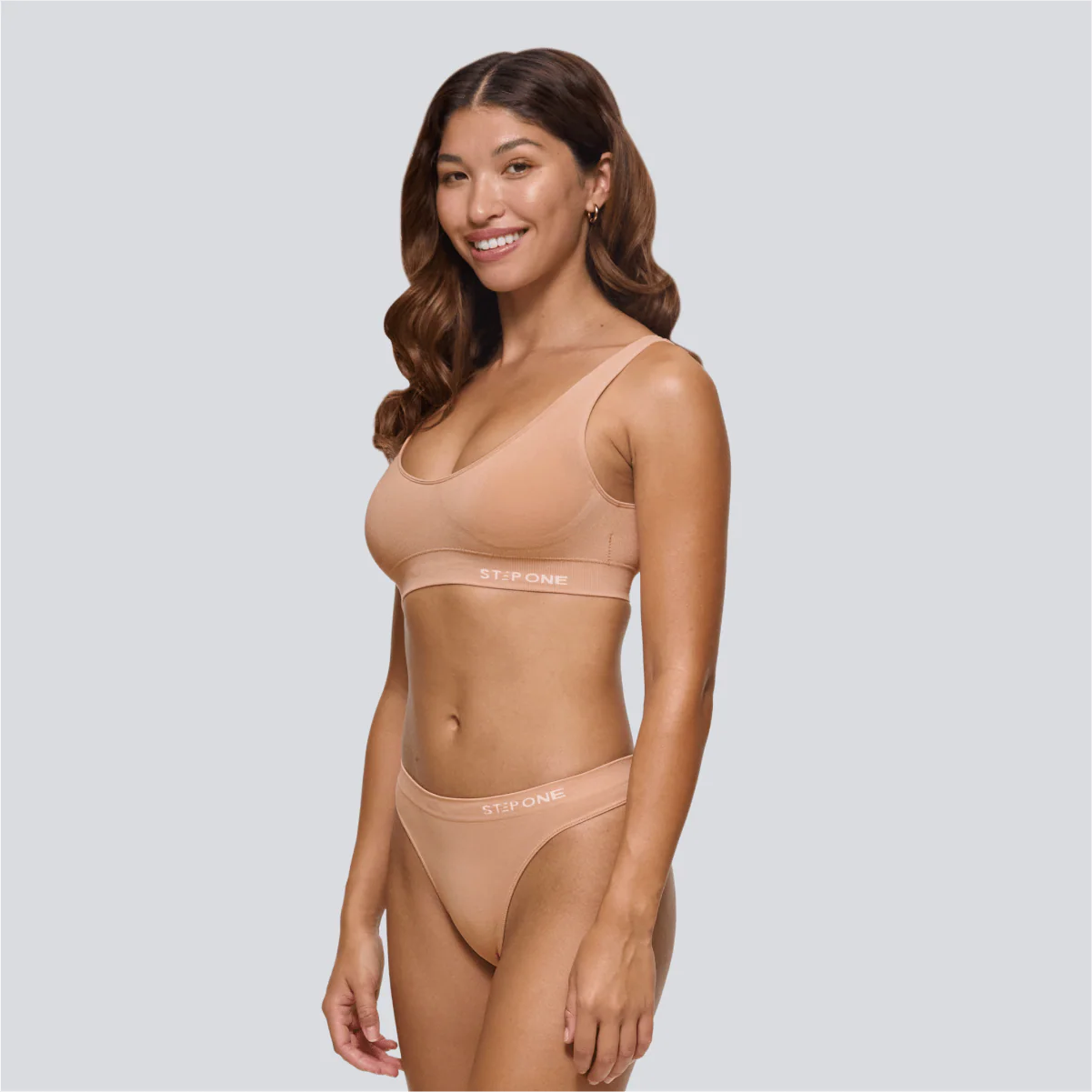 Women's SmoothFit Thong - Pink Beige - Image 4