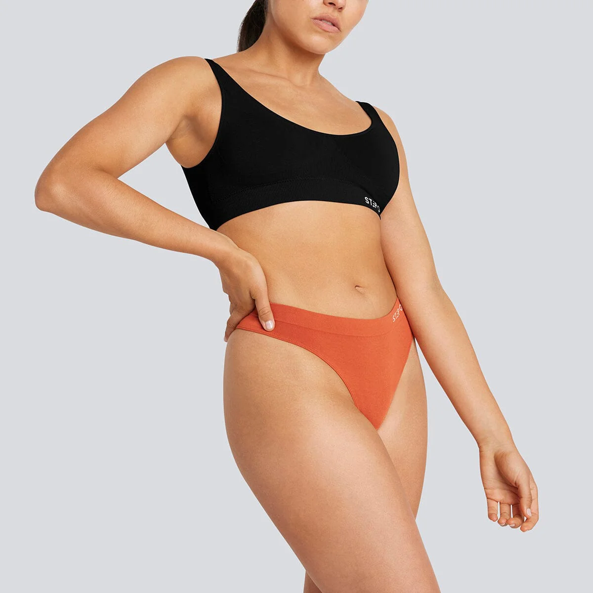 Women's SmoothFit Thong - Rooibos - Image 4
